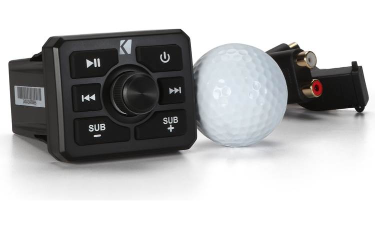 Kicker KBTR Golf ball shown for scale 