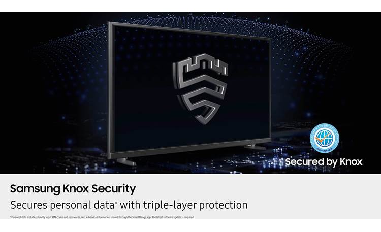 Samsung QN32Q8F Certified by Knox Security to keep your personal information safe
