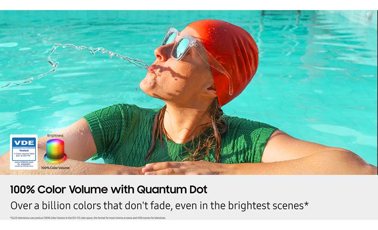 Samsung QN32Q8F Quantum Dots provide vibrant colors
