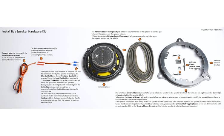 Install Bay SPHKC Speaker Installation Kit