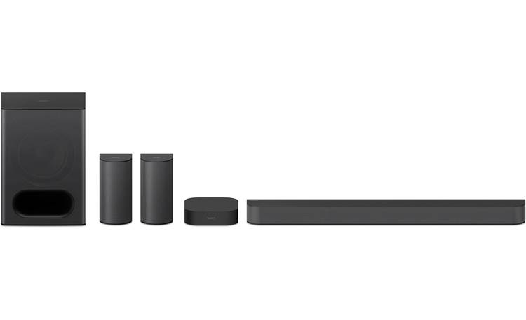 Sony BRAVIA Theater System 6 Includes sound bar, subwoofer, rear speakers, and wireless amplifier