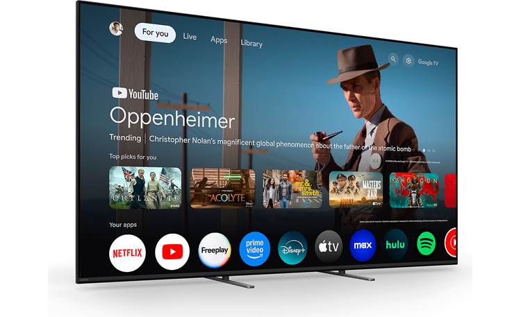 Sony BRAVIA 5 (K65XR50) Easily stream content with Google TV interface