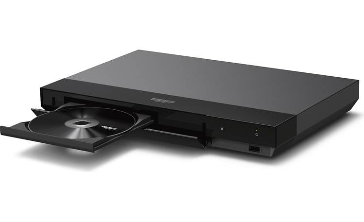 Sony UBP-X700U 4K Ultra HD Blu-ray player with HDMI cable at