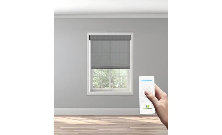 PowerShades Motorized Flat Fabric Cassette Sheerweave, 7450 Front