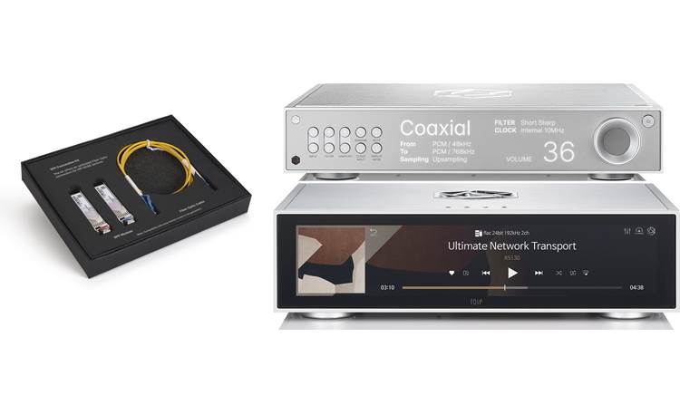 HiFi Rose RS130, RD160, and USB 3.0 Fiber Connection Kit Front