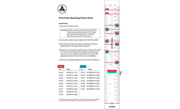 JL Audio ETXv3 Swiveling Clamps Other