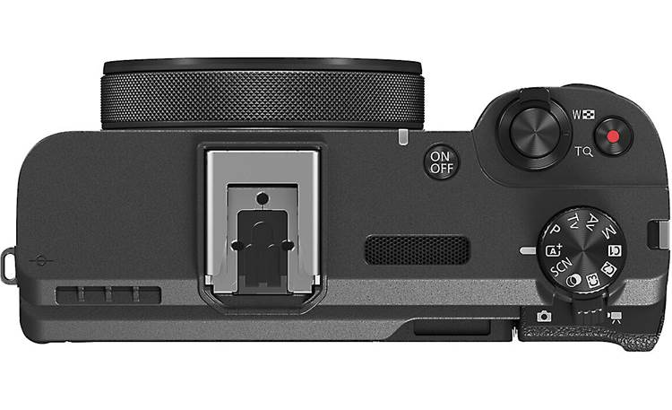 Canon PowerShot V1 Top view, showing multi-function accessory shoe