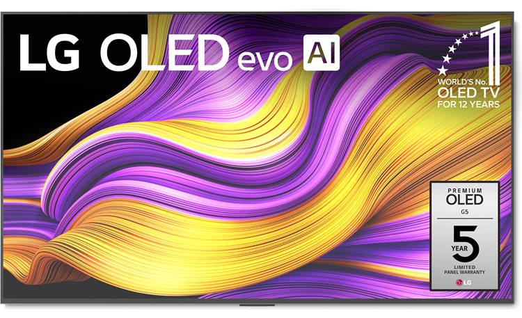 LG OLED55G5WUA Designed for wall mounting — no stand included (sold separately)