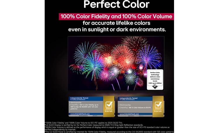 LG OLED55G5WUA Rich, accurate color