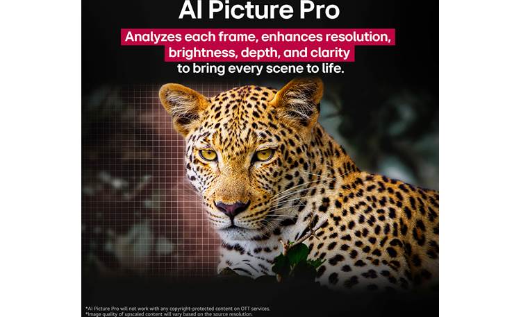 LG OLED65G5WUA AI-enhanced picture quality