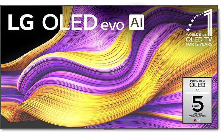 LG OLED77G5WUA Designed for wall mounting — no stand included (sold separately)