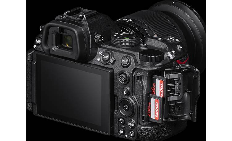 Nikon Z 5II (no lens included) Shown with dual memory cards (sold separately)