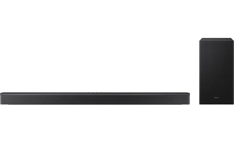 Samsung HW-B750F Subwoofer connects to the bar wirelessly for easy placement (AC power required)