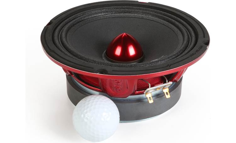 DS 18 PRO-X6.4BM Golf ball shown for scale 