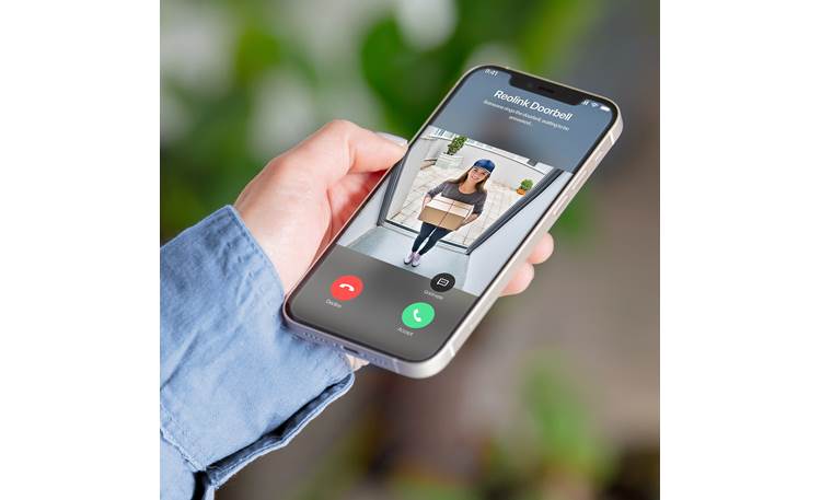 Reolink Video Doorbell (Battery) and Chime Two-way audio communication