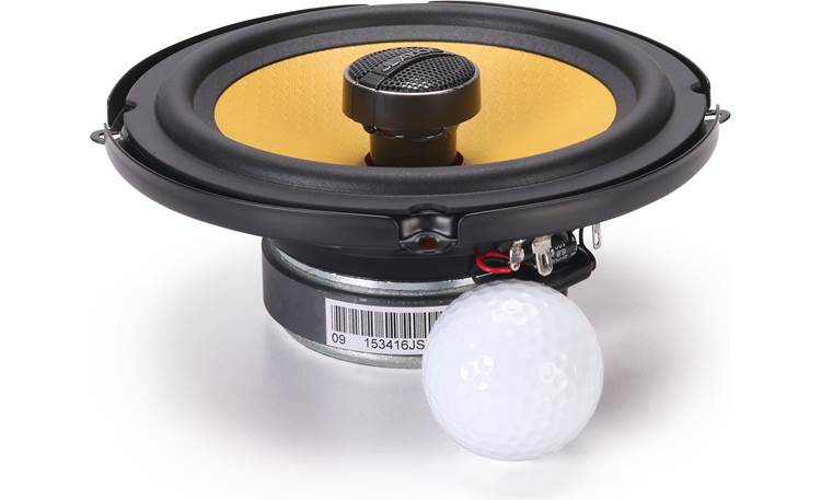 JL Audio C1-650x Golf ball shown for scale 