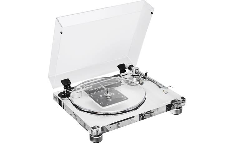 Audio-Technica AT-LPA2 Side view — dust cover open
