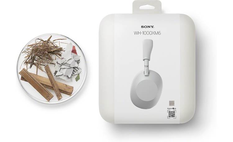 Sony WH-1000XM6 Sustainable packaging is made from bamboo, sugarcane fibers, and post-consumer recycled paper