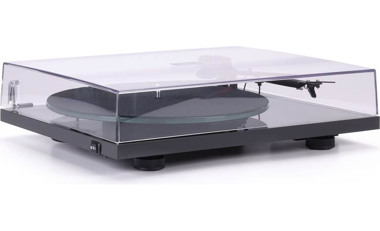 Pro-Ject T1 Evo Phono Tourne-Disque Avec Préampli Intégré - Noir, Ortofon OM10