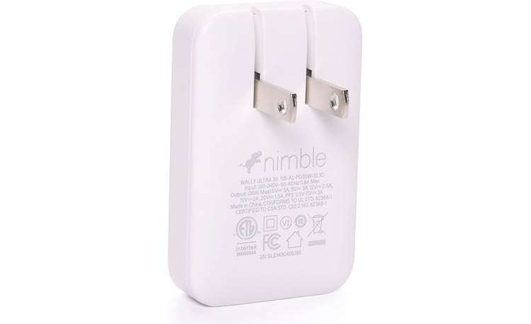 Nimble WALLY Ultra 30 Foldable prongs for easy portability