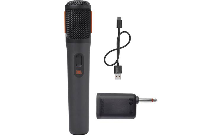 JBL PartyBox Wireless Mic Includes USB-C charging cable