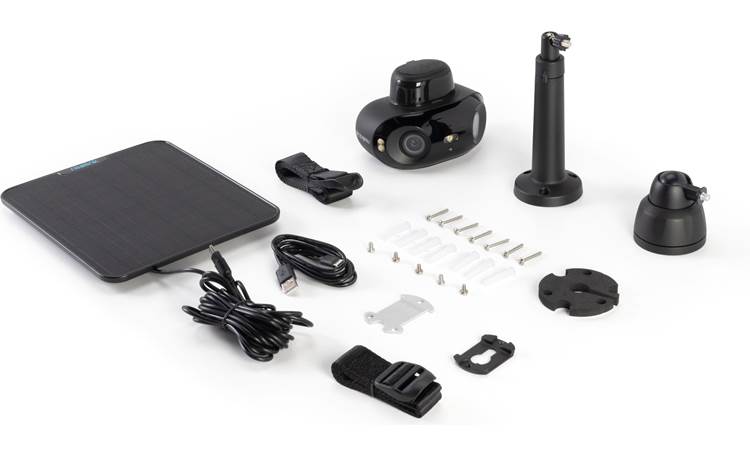 Reolink  Argus Series B740X Camera with Solar Panel 2 Camera, solar panel, microSD card, and USB-C cable bundle