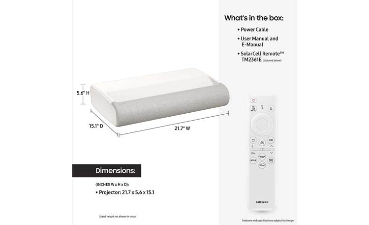 Samsung The Premiere LPU9D Other