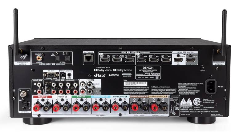 DENON AVアンプAVR-X2800H AVR-X2800H - 7.2 Ch. 150W 8K AV Receiver with HEOS® Built-in