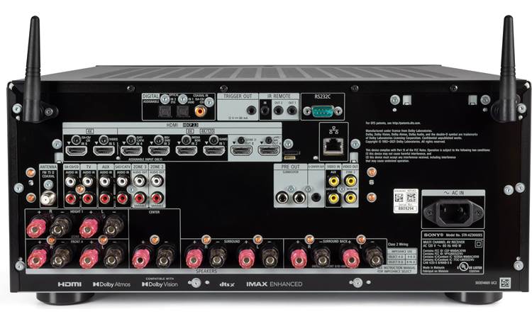 Sony ES STR-AZ3000ES Back