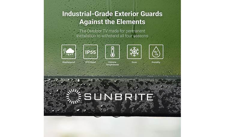 SunBrite™ SB-FS-75-BL Rugged, weatherproof design