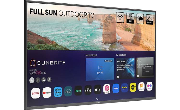 SunBrite™ SB-FS-75-BL Angle (left)