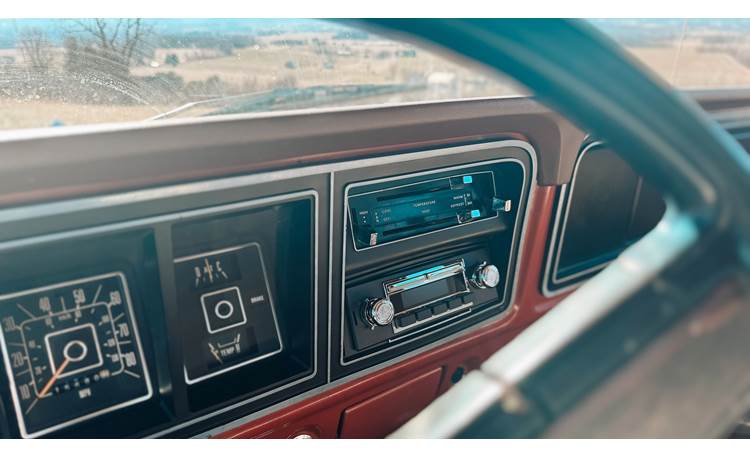 RetroSound Liberty M4HD A natural fit in many classic vehicles (shown installed)