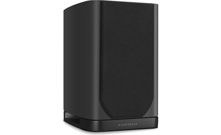 Wharfedale EVO 5.1 Angled right with grille on optional stand (sold separately)