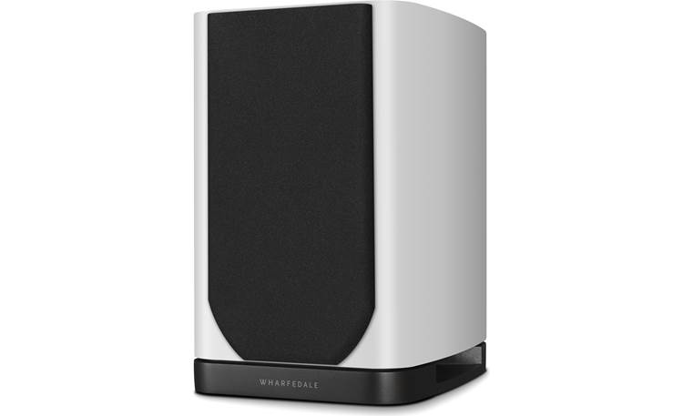 Wharfedale EVO 5.1 Angled left with grille on optional stand (sold separately)