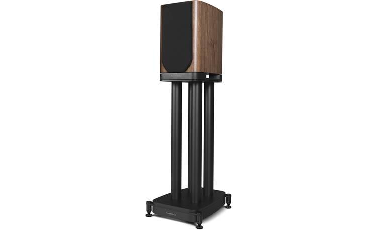 Wharfedale EVO 5.1 Angled left with grille on optional stand (sold separately)