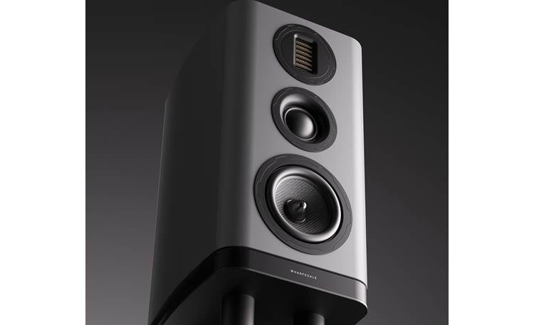 Wharfedale EVO 5.2 Large AMT tweeter, soft dome midrange driver, and 6-1/2