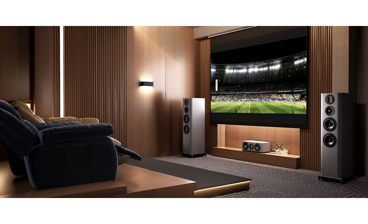 Wharfedale EVO 5.4 Shown in a top-notch home theater setup