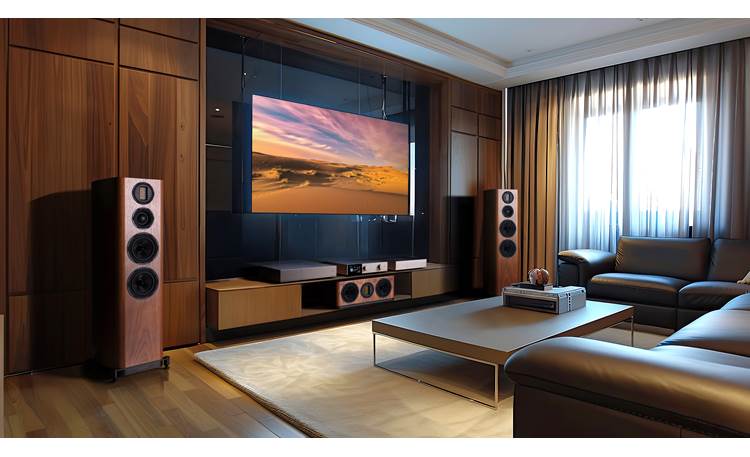 Wharfedale EVO 5.4 Shown in a top-notch home theater setup