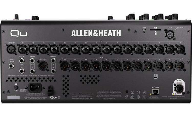 Allen & Heath Qu-5 Back