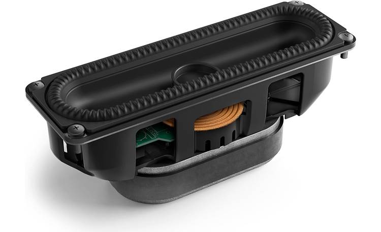 KEF XIO P185 racetrack woofers with built-in VEC sensors for distortion-free bass