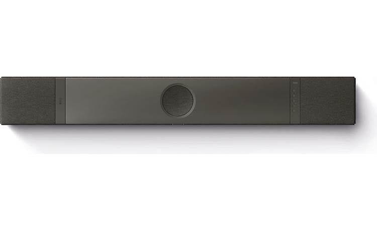 KEF XIO Top-panel controls and LED indicators for volume and more