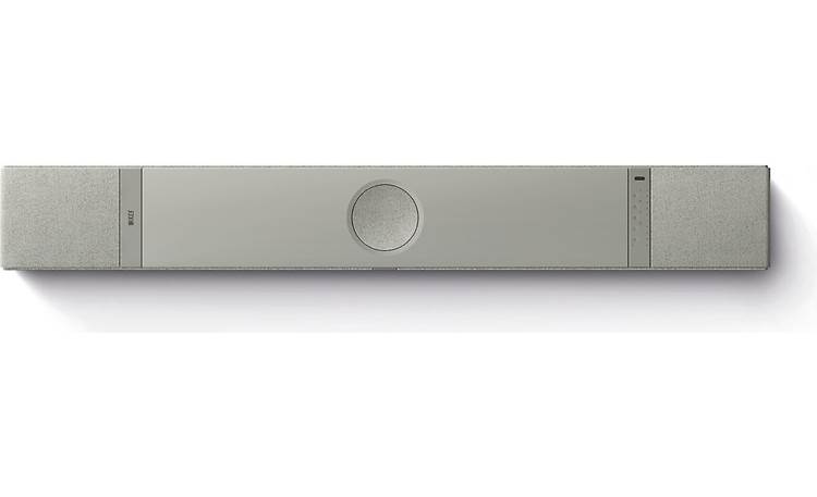 KEF XIO Top-panel controls and LED indicators for volume and more