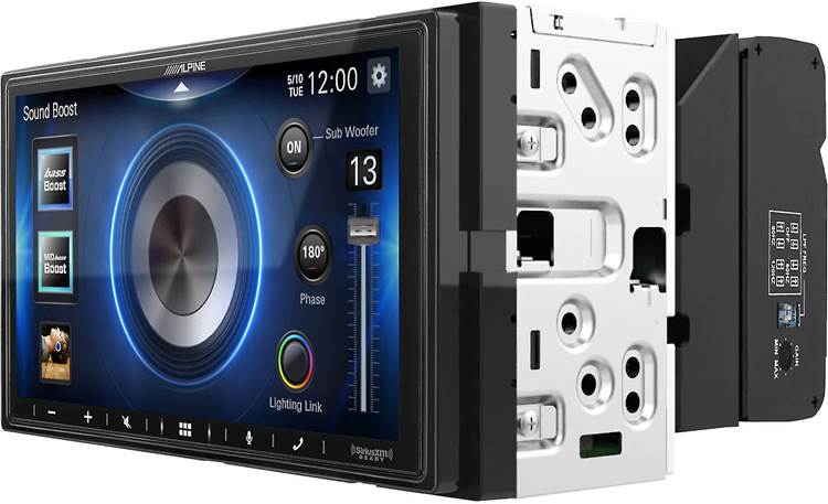 Alpine iLX-W670-S and Mono Amp Package Front