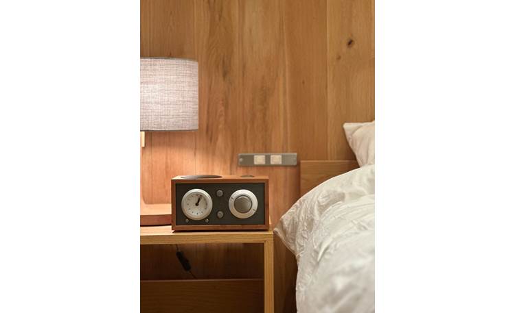 Tivoli Audio Model Three BT (Cherry/Taupe) AM/FM clock radio with