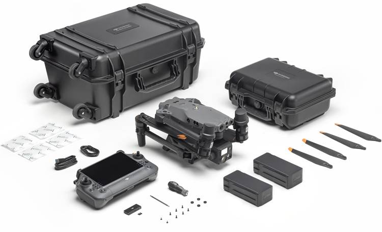 DJI Matrice 30T (M30T) Includes RC Plus controller, two flight batteries, battery station, and hard case