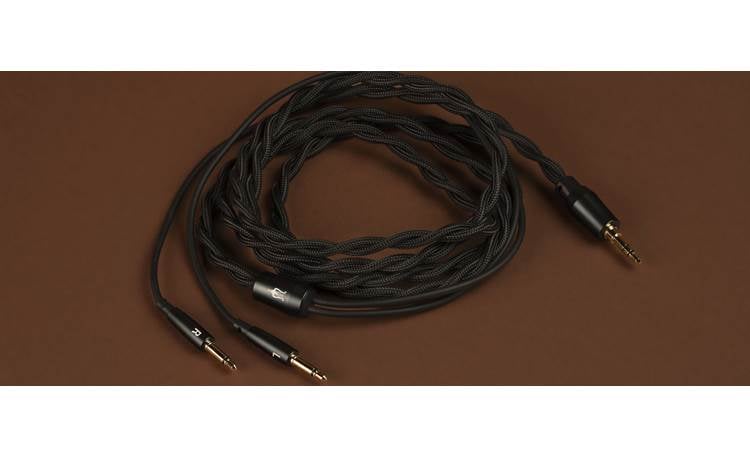 Meze Audio 105 SILVA Kevlar-covered braided cable with anodized aluminum casings and 3.5mm miniplug (1/4