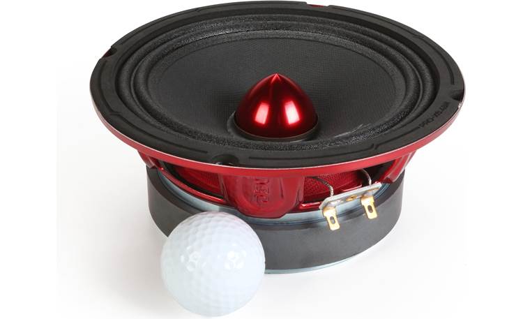DS 18 PRO-X6.4BM Golf ball shown for scale 