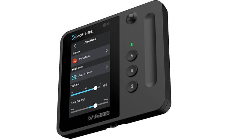 AtlasIED Atmosphere™ C-T4BT Capacitive touch volume slider and 3 preset buttons