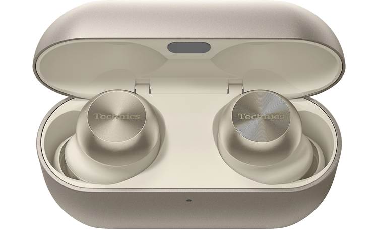 Technics EAH-AZ100 (60th Anniversary Edition) Charging case banks up to 18 hours of power to recharge earbuds