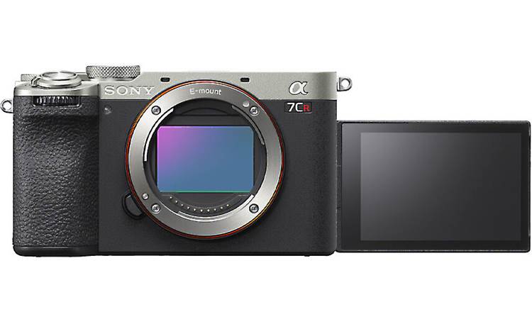Sony Alpha 7CR Full Frame (no lens included) Shown with touchscreen display extended
